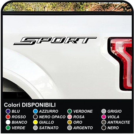 pegatinas escrito de DEPORTES para Ford F150 Raptor, compatible con todos los coches