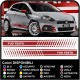 ADESIVI FIANCATE PER FIAT GRANDE PUNTO ABARTH KIT LATERALI