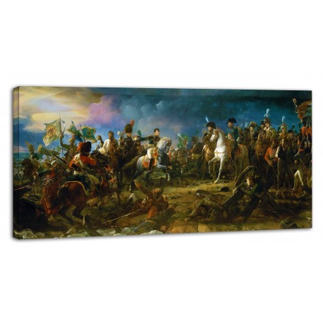 La pintura de Napoleón Bonaparte La bataille d'Austerlitz - 2 decembre 1805 impresiones sobre lienzo con o sin