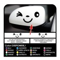 Adesivi smile specchietti smart fiat 500 punto toyota yaris aygo lancia Ypsilon