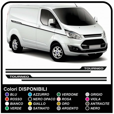 Aufkleber TRANSIT TOURNEO Seitliche Van grafiken, van aufkleber decals streifen ford transit custom turneo