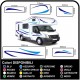 autocollants pour MOTORHOME graphiques de vinyle autocollants décalques rayures camping-car, CARAVANE, Motorhome - graphique 02