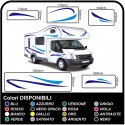 autocollants pour MOTORHOME graphiques de vinyle autocollants décalques rayures camping-car, CARAVANE, Motorhome - graphique 17a