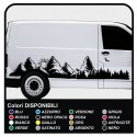 Adesivi camper montagna Van grafiche furgone decalcomanie laterali transit custom ducato trafic minibus camper