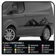 Aufkleber TRANSIT M-SPORT Side Van Grafik Van Aufkleber Streifen Ford Transit Custom Minibus und Wohnmobil