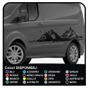 Aufkleber Bergseiten Van-Grafiken Van-Aufkleber Aufkleber Minibus und Wohnmobil Grafiken Ducato Transit vivaro