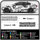 Adesivi auto mimetici Camouflage kit decorazione auto US ARMY effetto mimetico universale  Sticker decorazione Tuning Camo