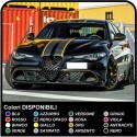 aufkleber motorhaube dach for alfa romeo giulia or viper car decoration rally strips dekor auto Rallye-Streifen