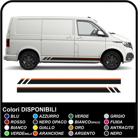 Aufkleber TRANSIT M-SPORT bicolor Seitenteile und motorhaube Van grafiken, van aufkleber decals streifen ford transit custom