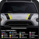 Autocollants pour mini cooper Bandes mini cooper Bonnet Bandes - bandes deux tons bonnet