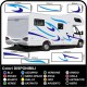 MOTORHOME graphiques de vinyle autocollants décalques rayures camping-car, CARAVANE, Motorhome - graphique 02