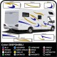 MOTORHOME graphiques de vinyle autocollants décalques rayures camping-car, CARAVANE, Motorhome - graphique 02