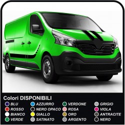 Des AUTOCOLLANTS pour le CAPOT ET le CÔTÉ POUR FORD TRANSIT Custom SWB M-SPORT Van ÉCHIQUIER vivaro ducato iveco daily