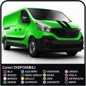 PEGATINAS para el CAPÓ Y LATERALES PARA TRAFIC TRANSIT Custom SWB M-SPORT Van de ajedrez vivaro ducato iveco daily