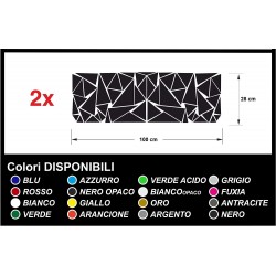 Stickers sides-car Triangles complete Set Camouflage for bike Decal racing Sticker Decoration, sides SPORT