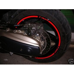 Stickers de roues de moto bandes de roues, YAMAHA TMAX 500 tmax 530 adhésif cercles t max