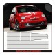 Adhesivos, cintas adhesivas para el fiat 500 abarth TRIBUTO FERRARI rayas 695 tuning