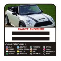 Adesivi per MINI cooper bonnet stickers MINI COOPER fasce COFANO decals tuning