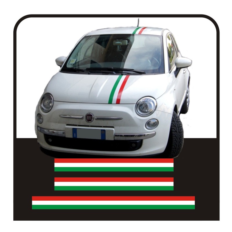 adesivi Fiat 500 Abarth Decal carbonlook fascia cruscotto