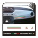 Autocollant pour FIAT 500 ABARTH tableau de bord de l'Italie FIAT 500 tableau de bord tricolore tuning