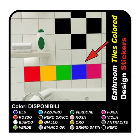 9 adesivi per piastrelle cm 20x20 Decorazioni Adesivi Piastrelle Cucina e bagno