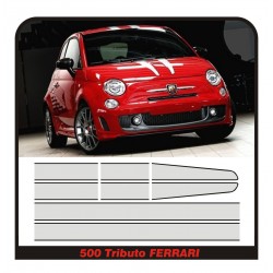 PEGATINAS para el FIAT 500 ABARTH TRIBUTO FERRARI