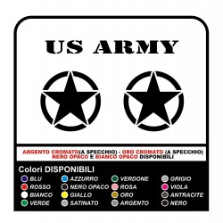 2 x US Stern Aufkleber Retro Autoaufkleber USA Star Army Military Sticker  267/6 kaufen bei