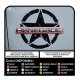 autocollants star jeep renegade autocollants côté star autocollants decal