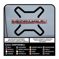 adesivi per portiera SUV Jeep Renegade 4X4