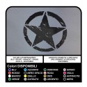 2 ADESIVI cm 25 STELLA graffiata stickers per SUV RENEGADE 4X4