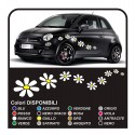 Kit autocollants 18 MARGUERITES autocollants fleurs de voiture Fleurs autocollants