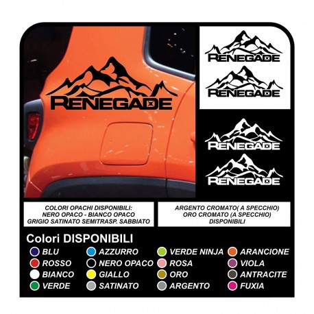 pegatinas Renegado Lado de la montaña sticker decal aufkleber