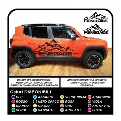 Adesivi laterali Renegade stickers decals aufkleber autocollants NEW