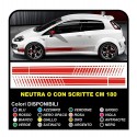 Streifen Aufkleber Auto Sticker-Seitliche Streifen Aufkleber Streifen cm180 UNIVERSAL