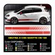 Streifen Aufkleber Auto Sticker-Seitliche Streifen Aufkleber Streifen cm180 UNIVERSAL