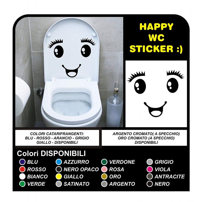 SRIZIAN Stickers de Toilette Drôle pour WC, Autocollant Toilette Adhésifs  Forts, Stickers de Toilette Bouledogue Français