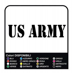 2 Adesivi US Army Auto Paraurti Adesivi Vinile cm20x5