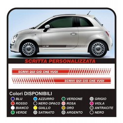 striscia 500 personalizzata striscia punto audi bmw abarth super sport