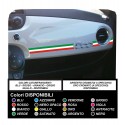 Aufkleber FIAT 500 in den LANDESFARBEN sticker fiat 500 armaturenbrett decals sticker für 500