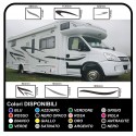 MOTORHOME graphics vinyl stickers decals stripes Set CAMPER VAN CARAVAN Motorhome - graphics 03