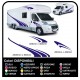 CAMPER grafica in vinile adesivi decalcomanie strisce Set CAMPER VAN ROULOTTE Motorhome - grafica 08