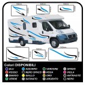 stickers CAMPER van CARAVAN CARAVAN graphics vinyl SUN SEAGULLS, SEA and SKY complete kit TOP QUALITY graphics - 10