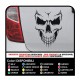 Adhesive as skeleton adhesive sticker evil skull sticker car tuning