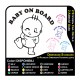 2 stickers baby on board - funny - customizable stickers, glass car 