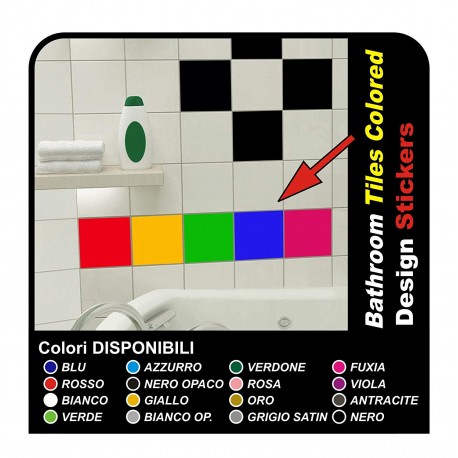 9 adhésifs pour carreaux de 15x15cm Décorations Stickers Carrelage Cuisine et salle de bains