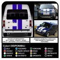 FORD Transit Connect Van ST Strisce grafiche Adesivi Decalcomanie fasce adesive COFANO E BAULE furgone