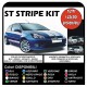 adesivi per FORD FIESTA MK6 ST Strisce Auto Vinile Decalcomanie Grafiche fasce adesive tipo Viper