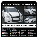 STICKERS FOR THE BONNET AND ROOF OF THE SUZUKI SWIFT STRIPES CAR GRAPHICS DECALS 1.2 1.3 1.5 1.6 SPORT GLX