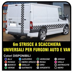 ADHÉSIFS de TRANSIT de l'ÉCHIQUIER 6m VÉRIFICATEUR FORD TRANSIT ST CONNECTER VAN LDV-ADHÉSIF CAMION ET CAMIONNETTE