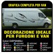 ADESIVI PER MERCEDES SPRINTER 311 LWB CAMPER VAN GRAFICA IVECO ADESIVI FURGONE KIT COMPLETO